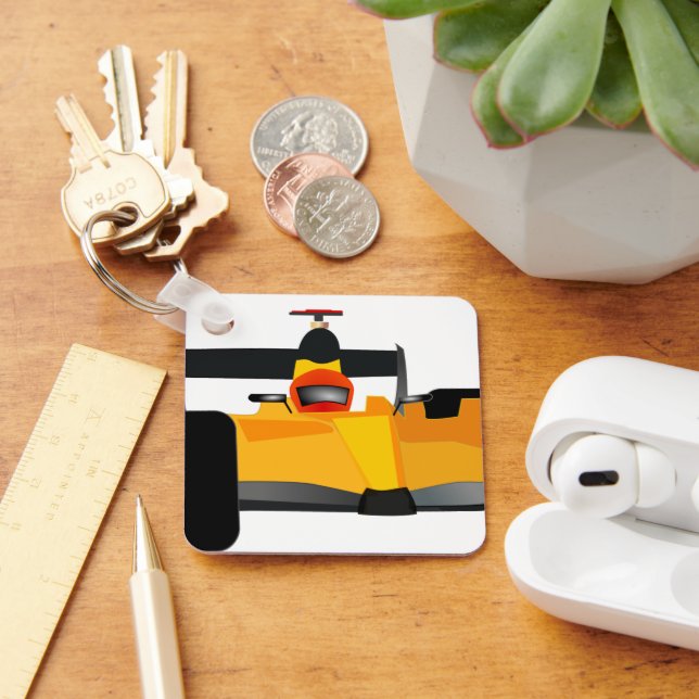 Anpassa Födelsedagsfest av Tävling- Nyckelring (Skrivbord)