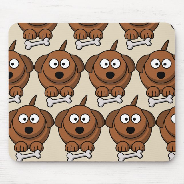 Anpassa för barn Cute Hund Musmatta (Framsidan)