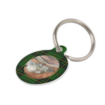 Anpassa Forbes Tartan Grönt Cat