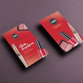 Anpassa företag | Modern Makeup Company Visitkort