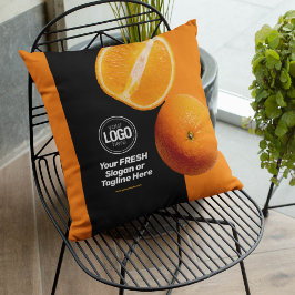 Anpassa företag | Orange Company Kudde