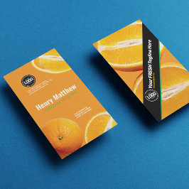 Anpassa företag | Orange Company Visitkort