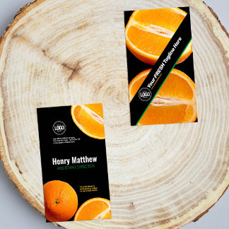 Anpassa företag | Orange Company Visitkort