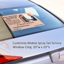 Anpassa företaget Mobile Spray Tan Service
