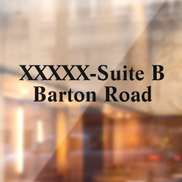 Anpassa företagsbutik Gatuadress Nummer