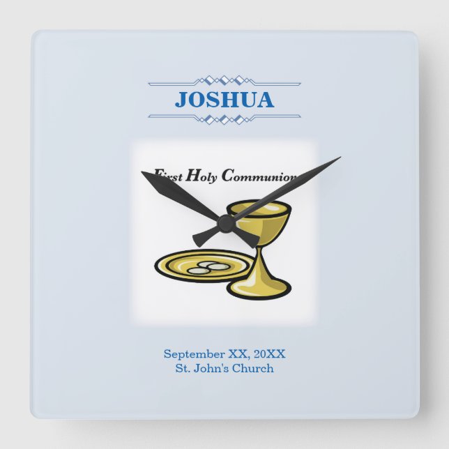 Anpassa, första brödtext och blod fyrkantig klocka (Framsida)