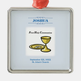 Anpassa, första brödtext och blod julgransprydnad metall