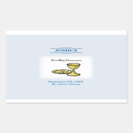 Anpassa, första brödtext och blod rektangulärt klistermärke