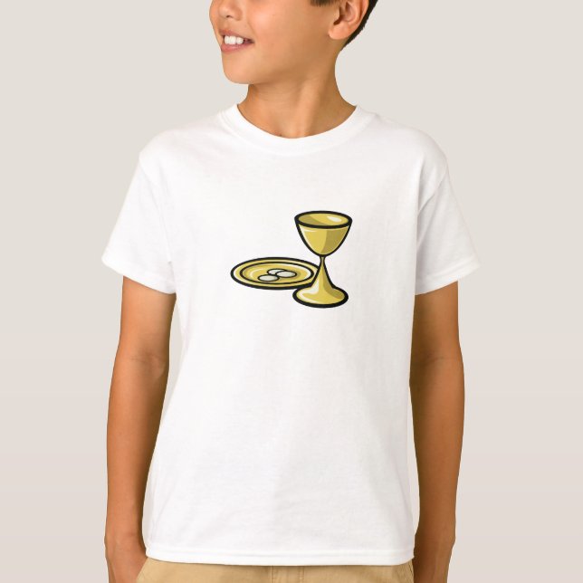 Anpassa, Första Kommunion Kropps och Blod Tee Shirt (Framsida)