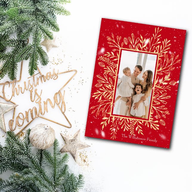 Anpassa foto för glatt God jul Julkort (Skapare uppladdad)