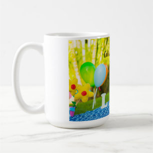Anpassa foto på din spädbarn-födelsedag kaffemugg