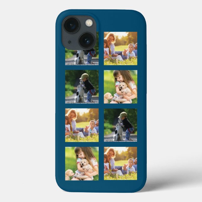 Anpassa fotokollage Fodral-Mate iphone case (Baksida)