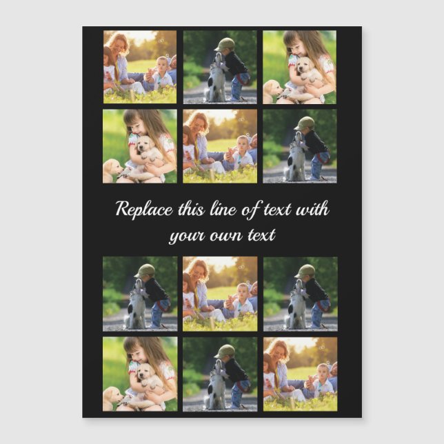 Anpassa fotokollage och text (Framsida)