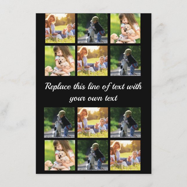 Anpassa fotokollage och text Fodral-Mate iPhon Meny (Framsida)