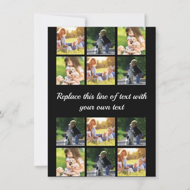 Anpassa fotokollage och text Fodral-Mate iPhon Spara Datumet (Framsida)