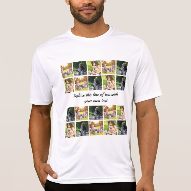 Anpassa fotokollage och text t shirt (Framsida)