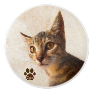Anpassa fotomall för Cute Pet Kitten Cat-Hund Knopp