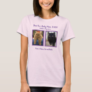 Anpassa fotomall för päls Baby Mors dag T Shirt