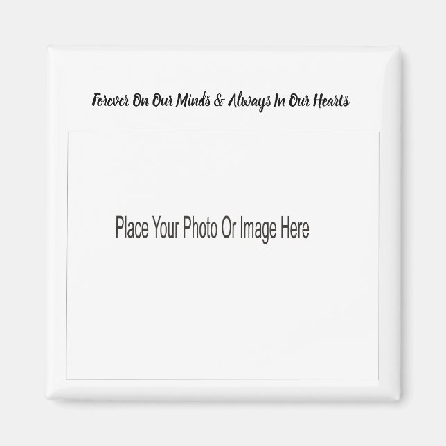 Anpassa fotominnesstorlek magnet (Framsidan)