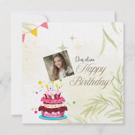 Anpassa fotot Birthday önskemål magnet