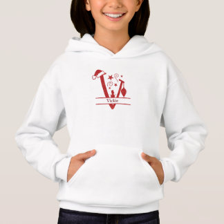 Anpassa funktionellt V-julalfabet T Shirt