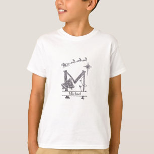 Anpassa Funny M-julalfabet T Shirt