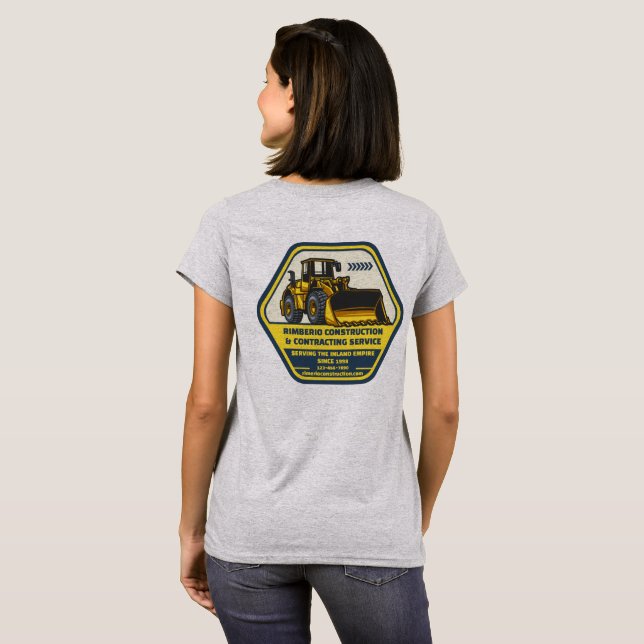 Anpassa Generisk Entreprenadverksamhet T Shirt (Hel baksida)