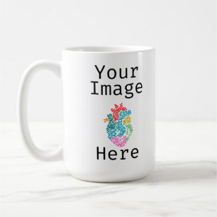 Anpassa genomikens encellshjärta kaffemugg