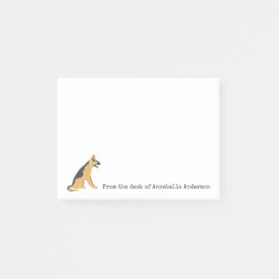 Anpassa German shepard Post-it Block