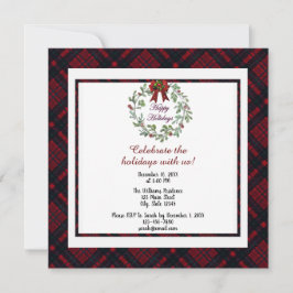 Anpassa Glad helg Red Play Inbjudningar