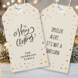 Anpassa God jul Gift-Märkre Presentetikett