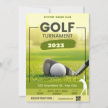 Anpassa Golf-turistinbjudan