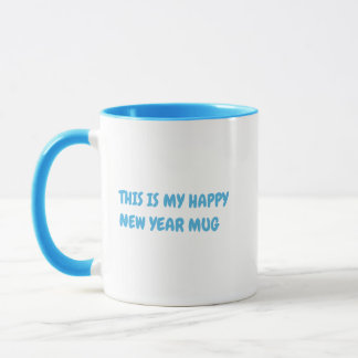 Anpassa Gott nytt år Himlar Blue Mugg