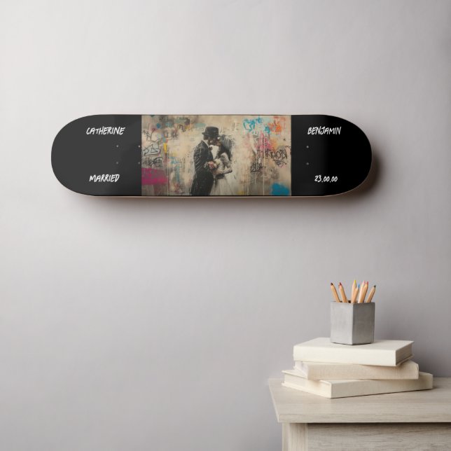 Anpassa Graffiti Urban Skateboard lite (Väggkonst (Horz))