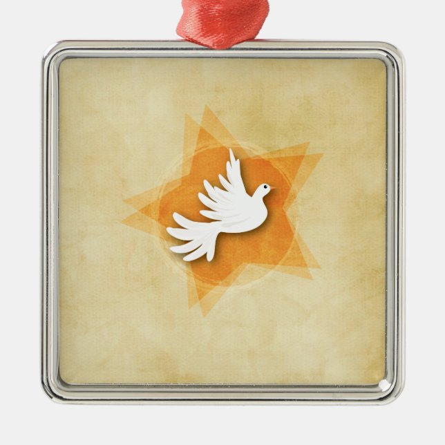 Anpassa Grattisar för bekräftelse - gift Coll Julgransprydnad Metall (Framsidan)