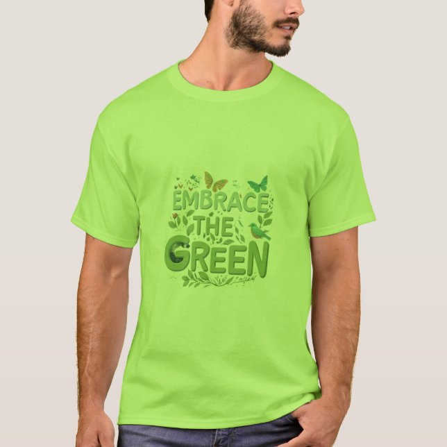 Anpassa Grönten T Shirt (Framsida)