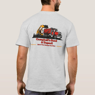 Anpassa Grusbil Skid Steer Entreprenör T Shirt