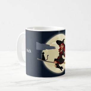 Anpassa Halloween Witch-design Kaffemugg