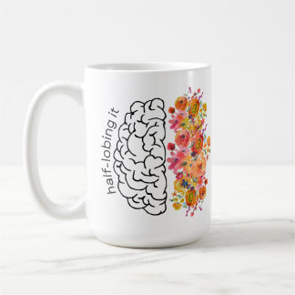 Anpassa halvflytande (vattenfärgade Blommigtar) Kaffemugg