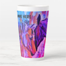 Anpassa hästälskare Latte Mugg