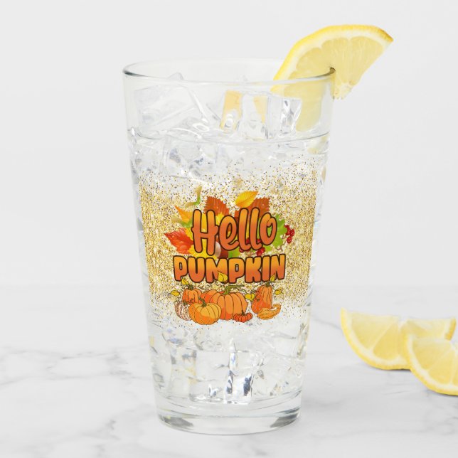 Anpassa hej Pumpkin-höst Glaskopp (Bakside Is)