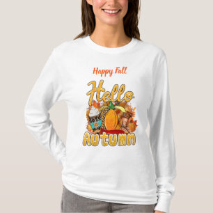 Anpassa hej till höst t shirt