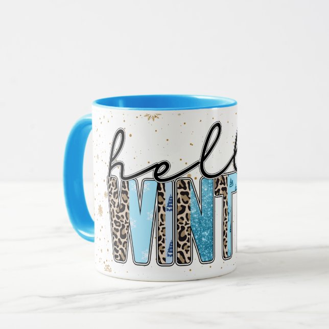 Anpassa hej Winter Mugg (Framsida vänster)