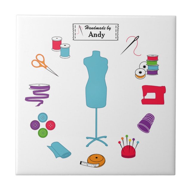 Anpassa Högerna Etikettsökning Kakelplatta (Framsidan)