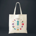 Anpassa Högerna Etikettsökning Tygkasse<br><div class="desc">Klicka på knappen Anpassa för att anpassa texten. Här är min speciella samling av verktyg och förnödenheter för fiberkonstnärer för syning, skräddarsydd, förbandsarbete, nålarbete, mördande och hantverksmässigt bruk: sydd nål, , spolar av tråd, nåldyna med stift stift, rosett band, bobbiner, tunn, tejp, brodersax, bult av trasa, skräddarmodell, sydd maskin. etikett...</div>