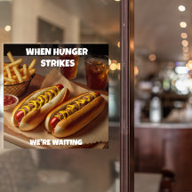 Anpassa Hotdogs Pommes Dryck Restaurang Annons