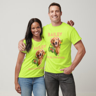 Anpassa Hund Namn och Photo T-Shirt