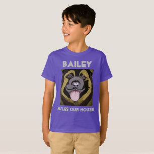 Anpassa Hund Namn och Photo T-Shirt