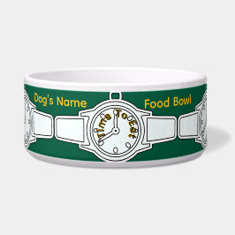 Anpassa Hund:s Namn tid att äta Grönt mat