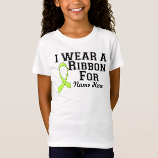 Anpassa i Bära ett grönt band med Lime Tee Shirt